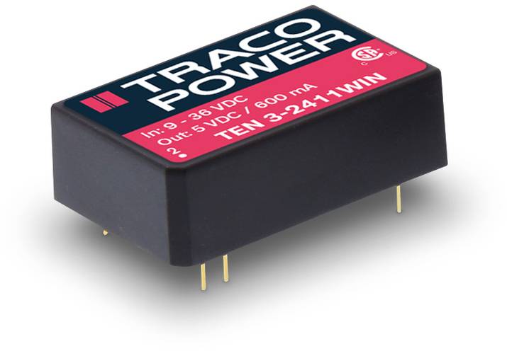 TracoPower TEN 3-4815WIN DC/DC napajanje - ispravljač za štampanu ploču 48 V/DC 24 V/DC 125 mA 3 W Broj izlaza: 1 x.