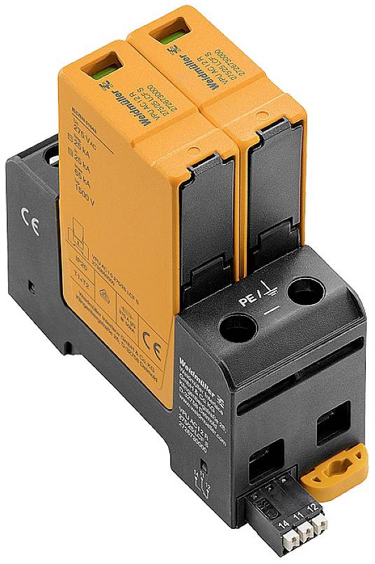 Weidmüller 2726730000 prenaponska zaštita-odvodnik 25 kA, 240 V/AC