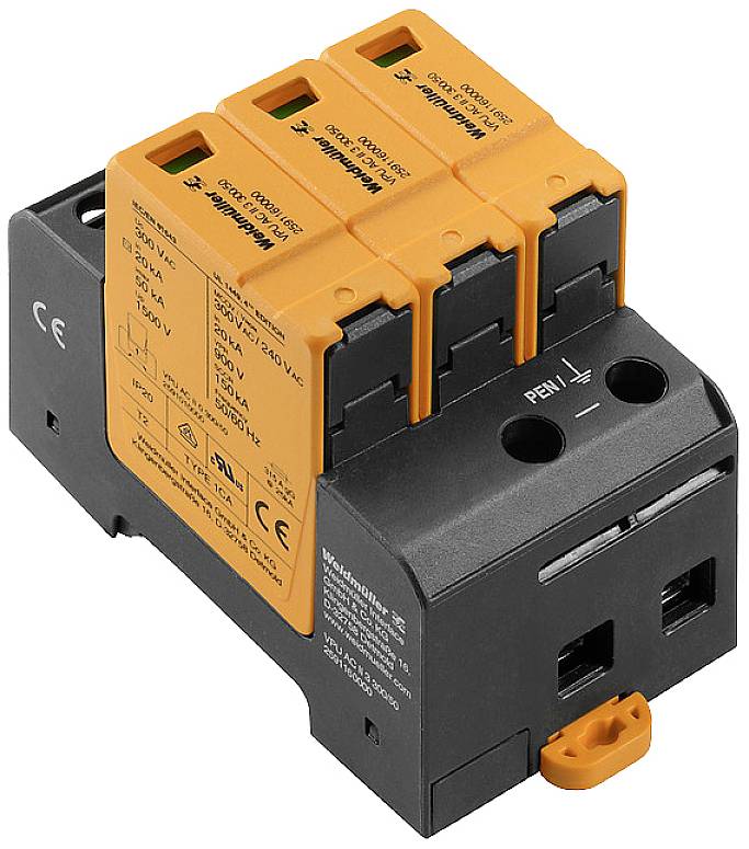 Weidmüller 2827600000 prenaponska zaštita-odvodnik 20 kA, 240 V/AC