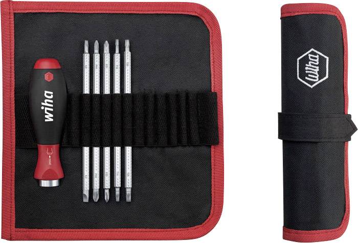 Wiha 32298 set zamenjivih sečiva, pljosnati/PH/PZ, 6 delova, za radionicu