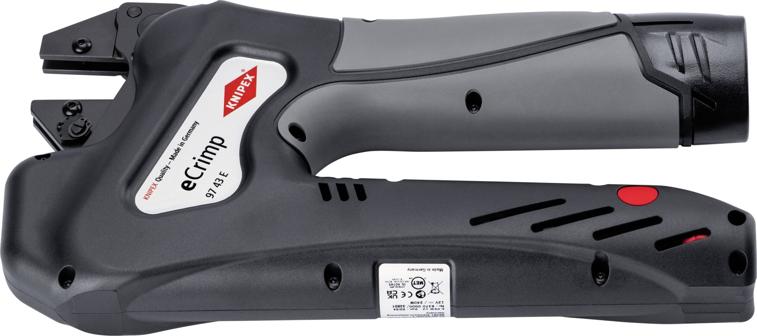 Knipex 97 43 E akumulatorska krimp klešta, 170 delova