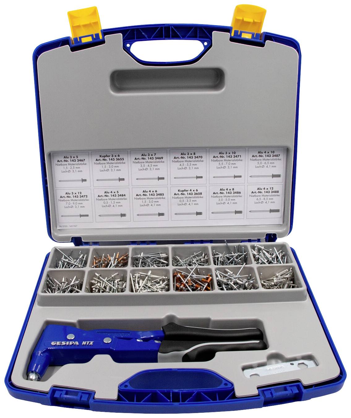 GESIPA 1435457 set klešta za zakivanje