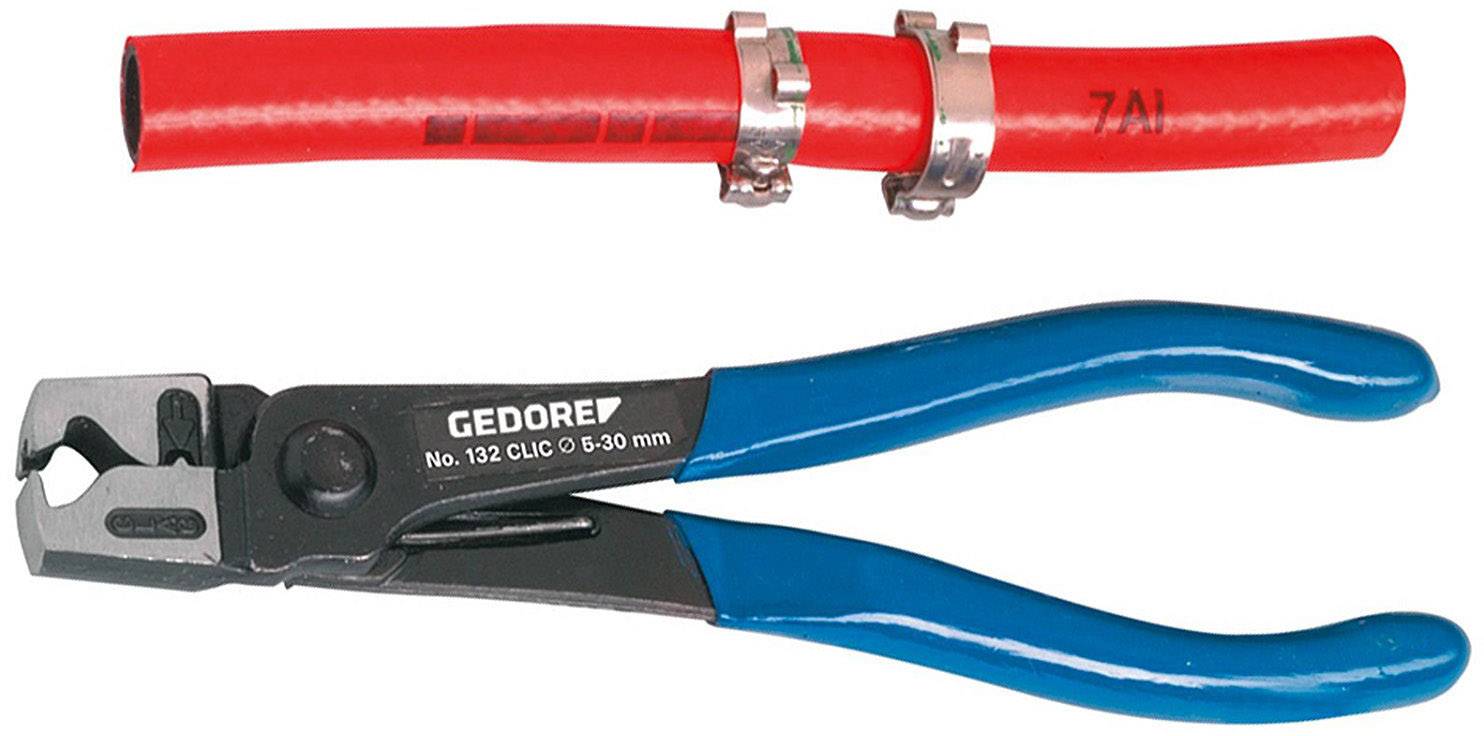 Gedore 132 CLIC klešta za cevne obujmice