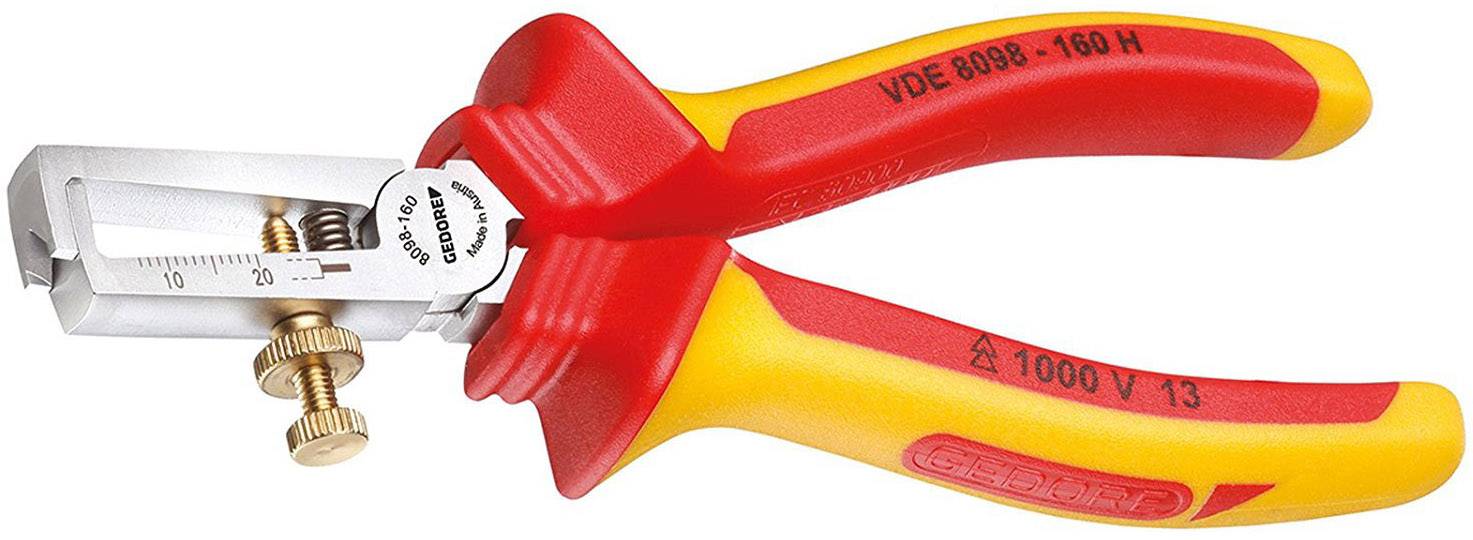 Gedore 8098-160 H klešta za skidanje izolacije, VDE