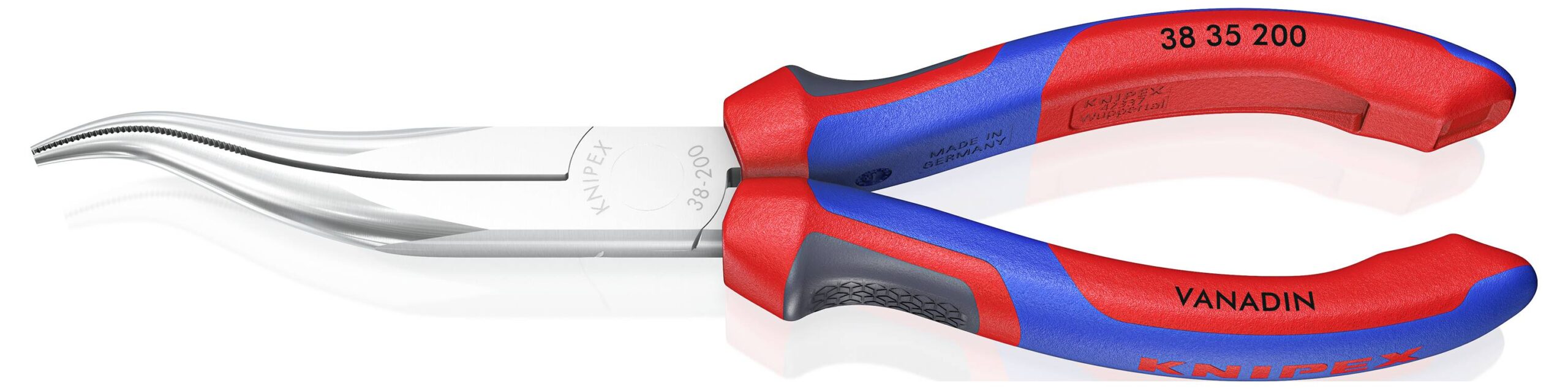 Knipex 38 35 200 poluokrugla pljosnata klešta