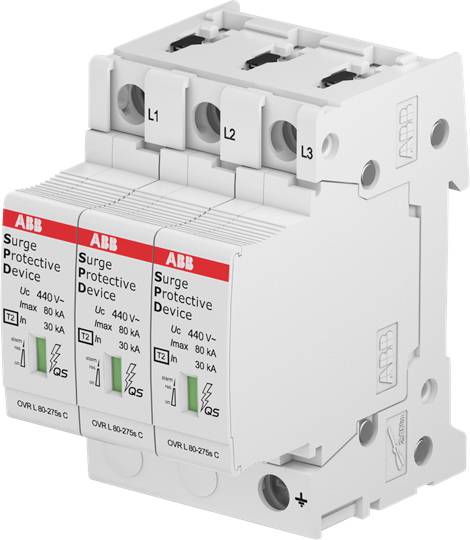 ABB 2CTB815708R4700 OVR T2 3L 80-440S