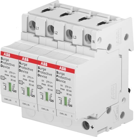 ABB 2CTB815708R4900 OVR T2 3N 80-440S