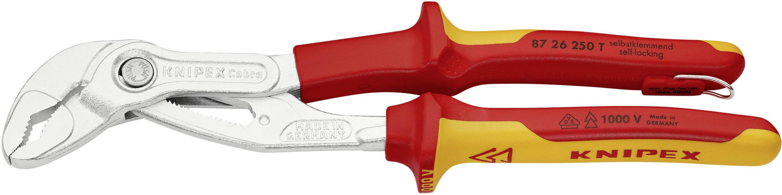 Knipex 87 26 250 T papagajke, 46 mm