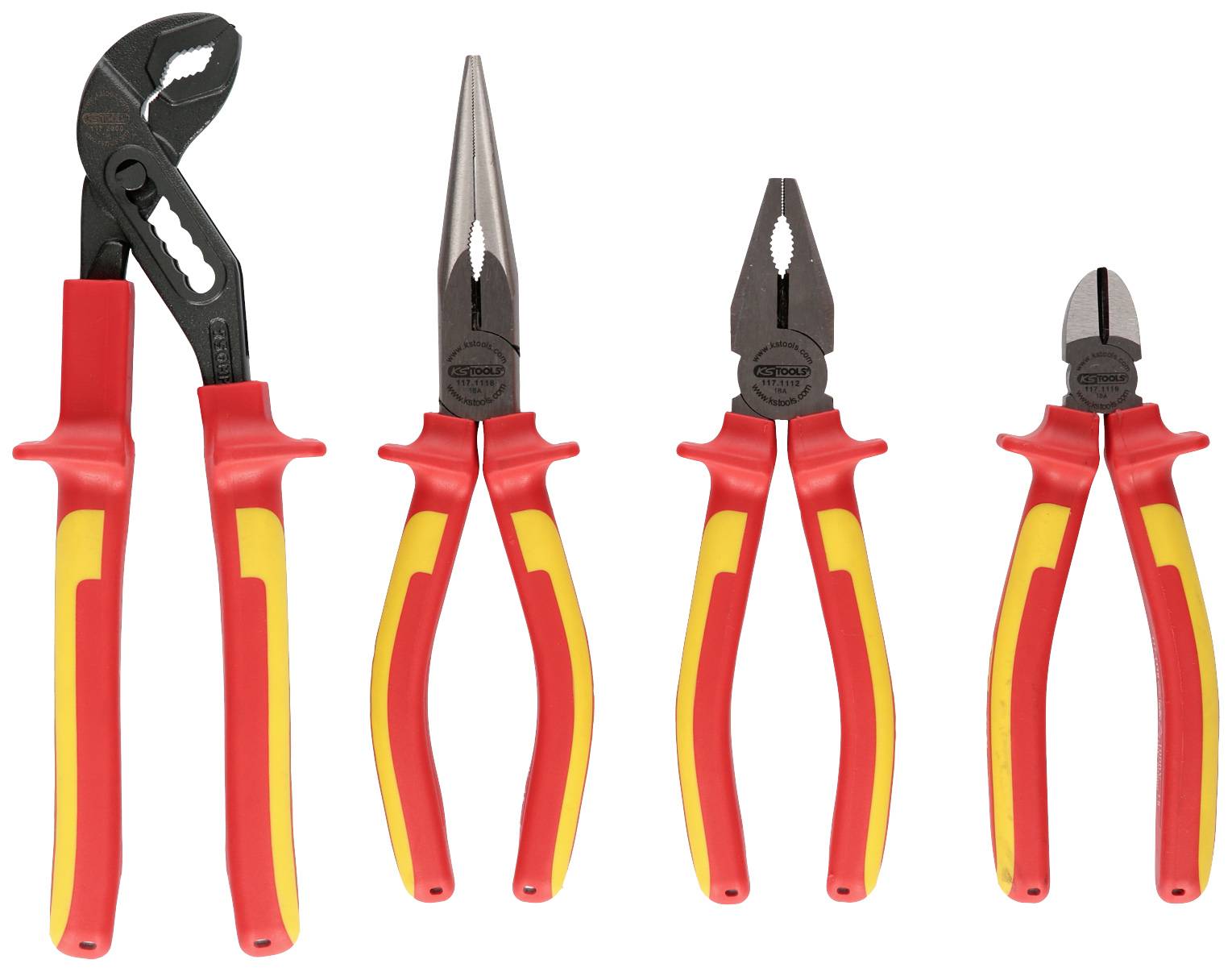 KS Tools 1171100 set klešta, 4 dela, VDE