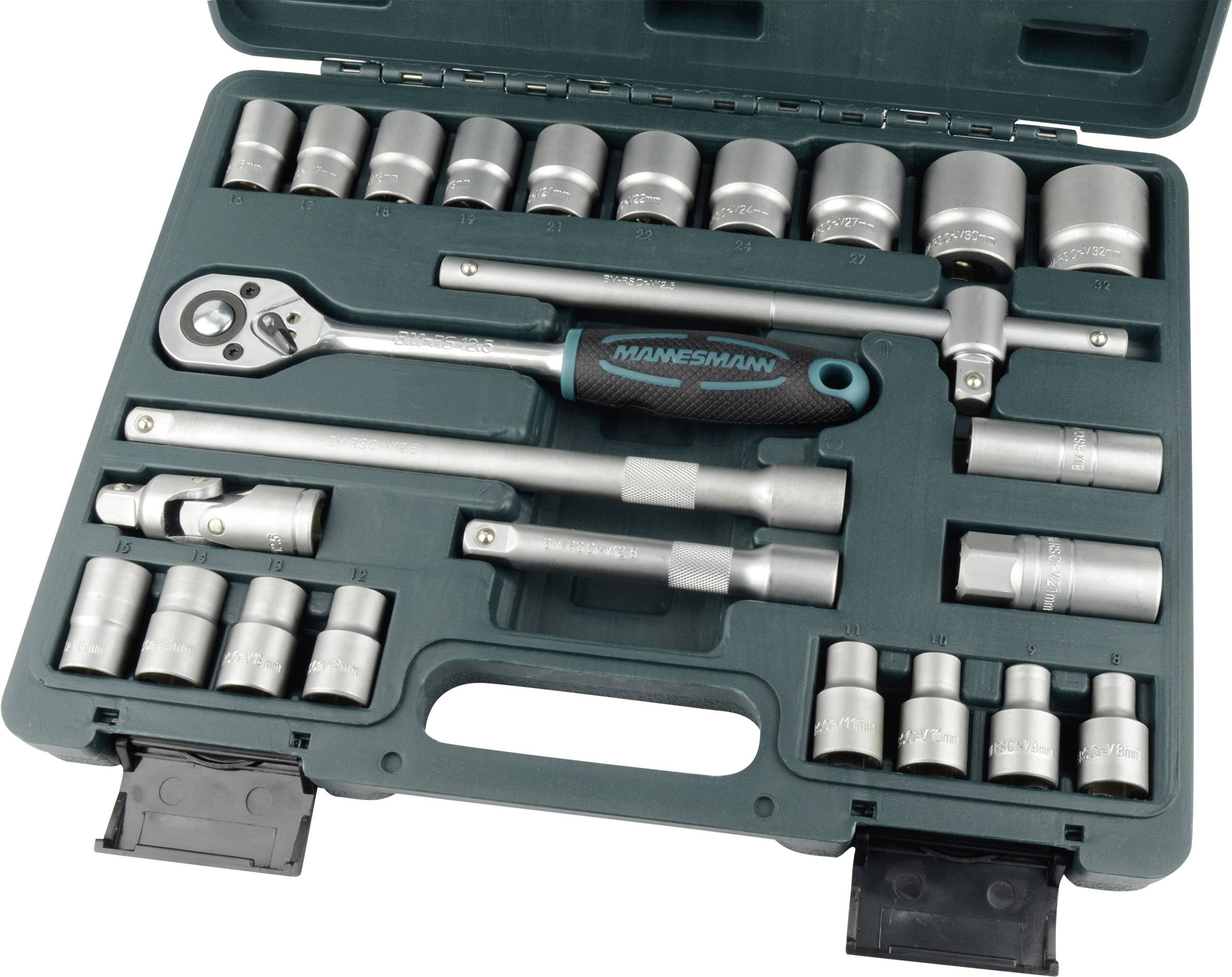 Brüder Mannesmann M29080 set nasadnih ključeva, 25 delova