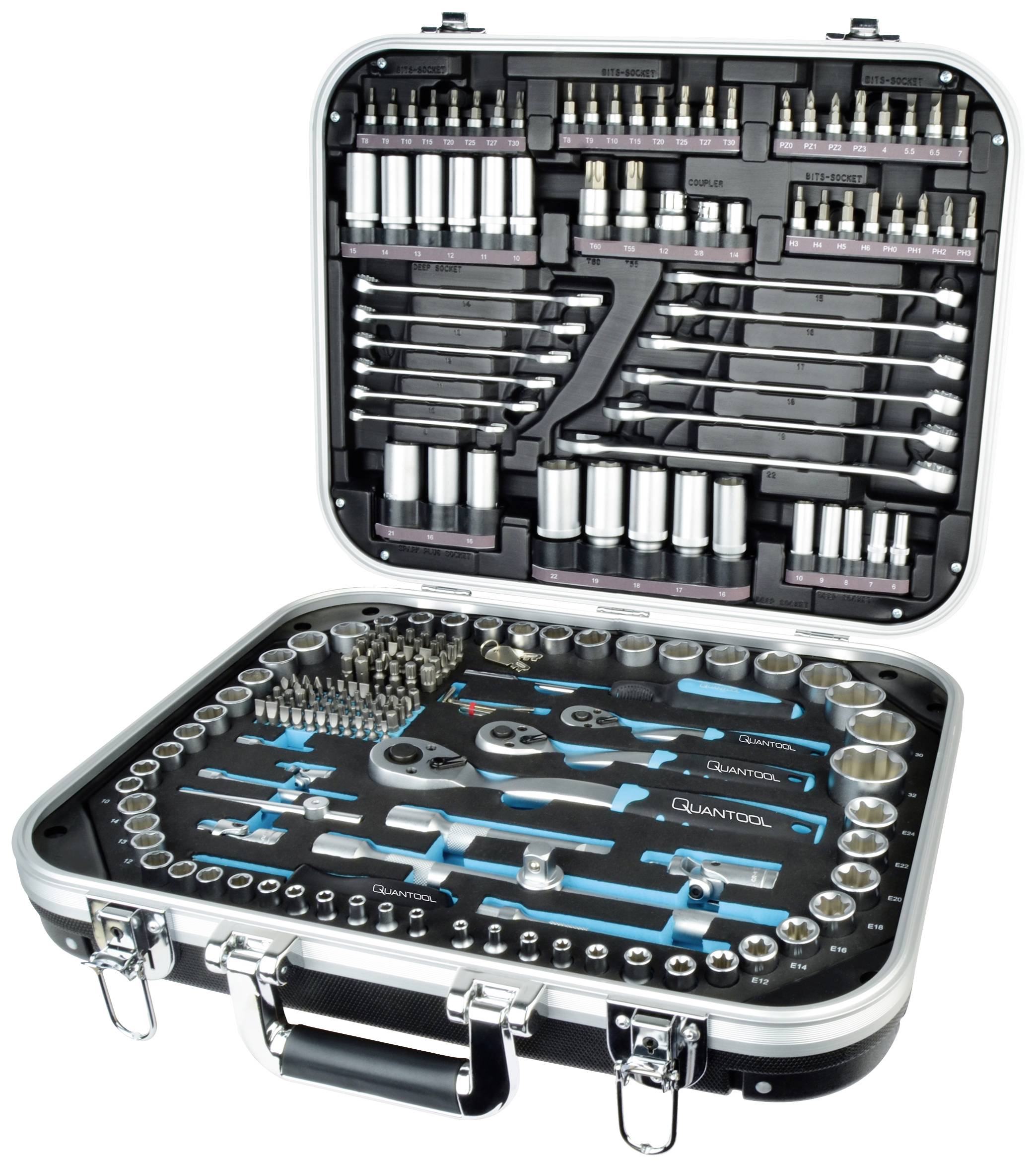 Brüder Mannesmann Q25000 set nasadnih ključeva, 1/4″, 226 delova