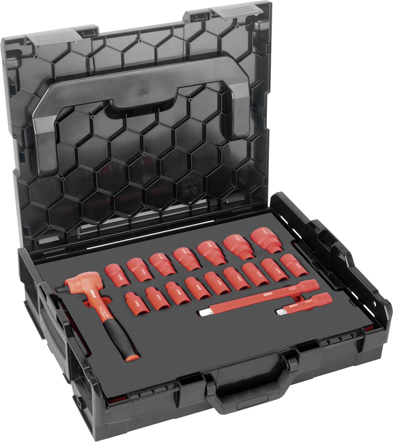 Cimco 112864 set nasadnih ključeva, šestougaoni prihvat, 19 delova
