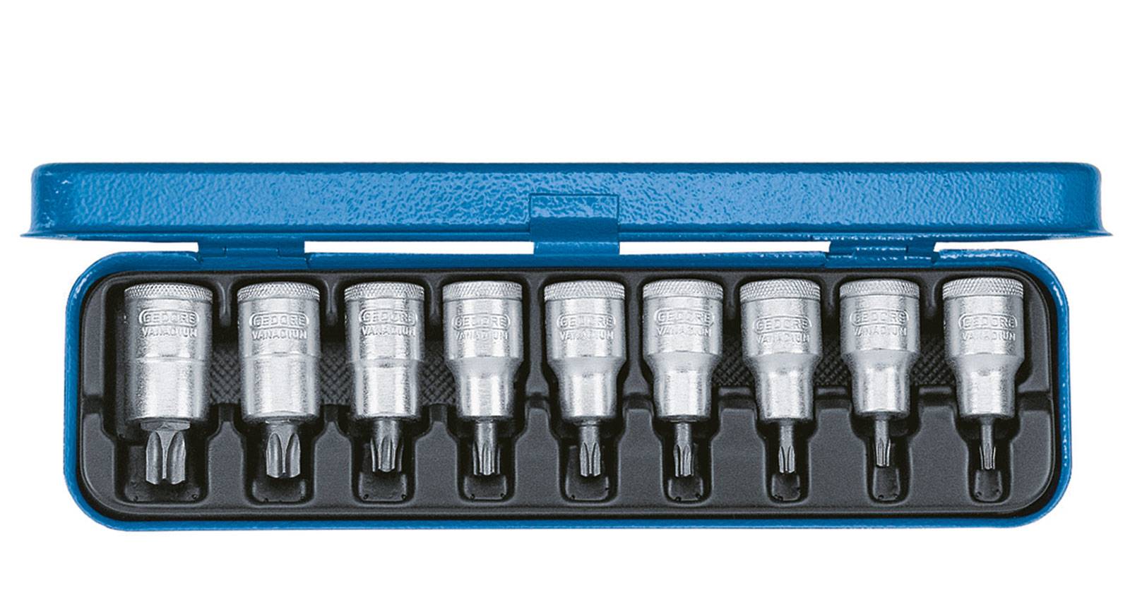 Gedore 6158970 set umetaka za nasadni ključ, 9 delova
