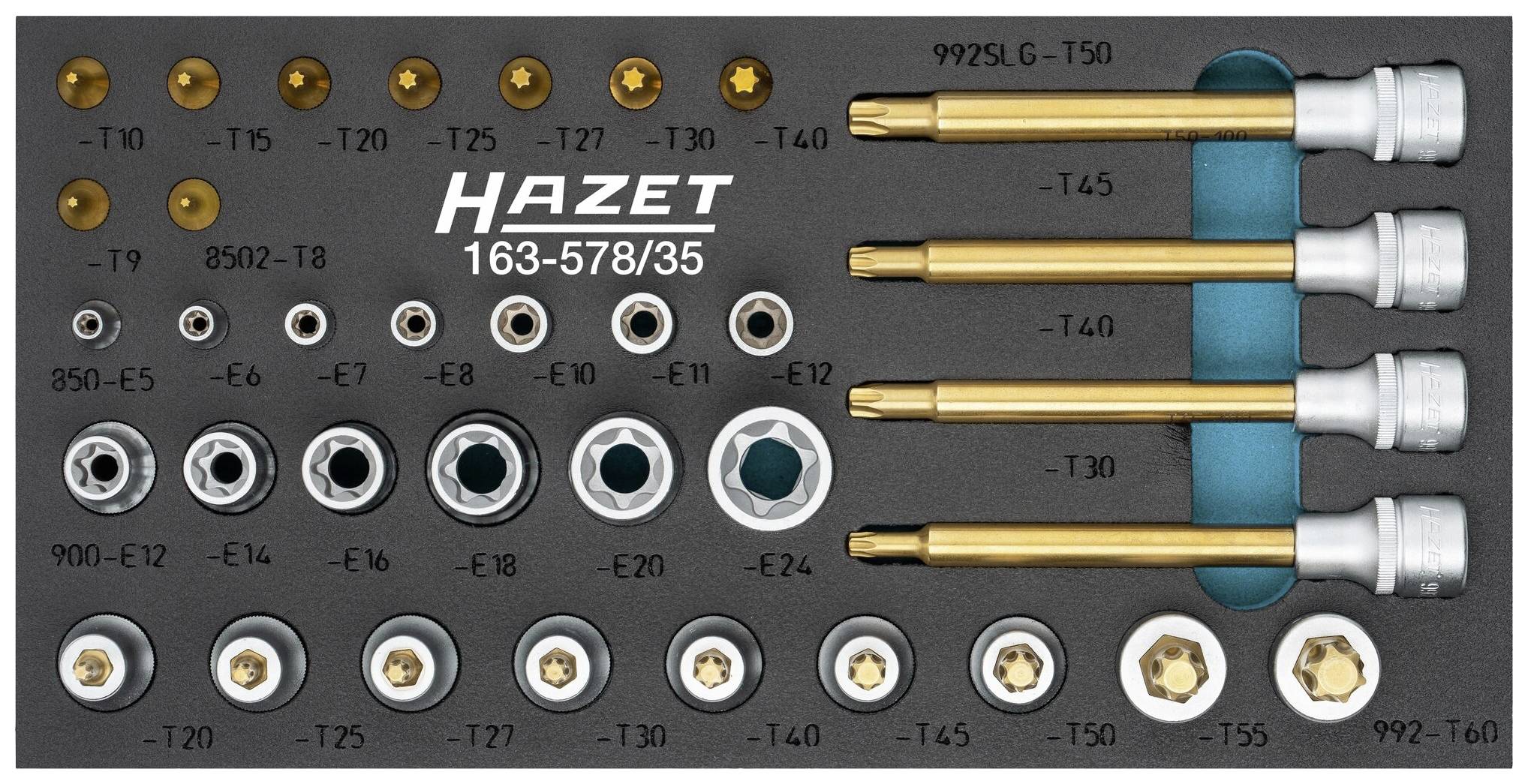 Hazet 163-587/35 set nasadnih ključeva, 35 delova
