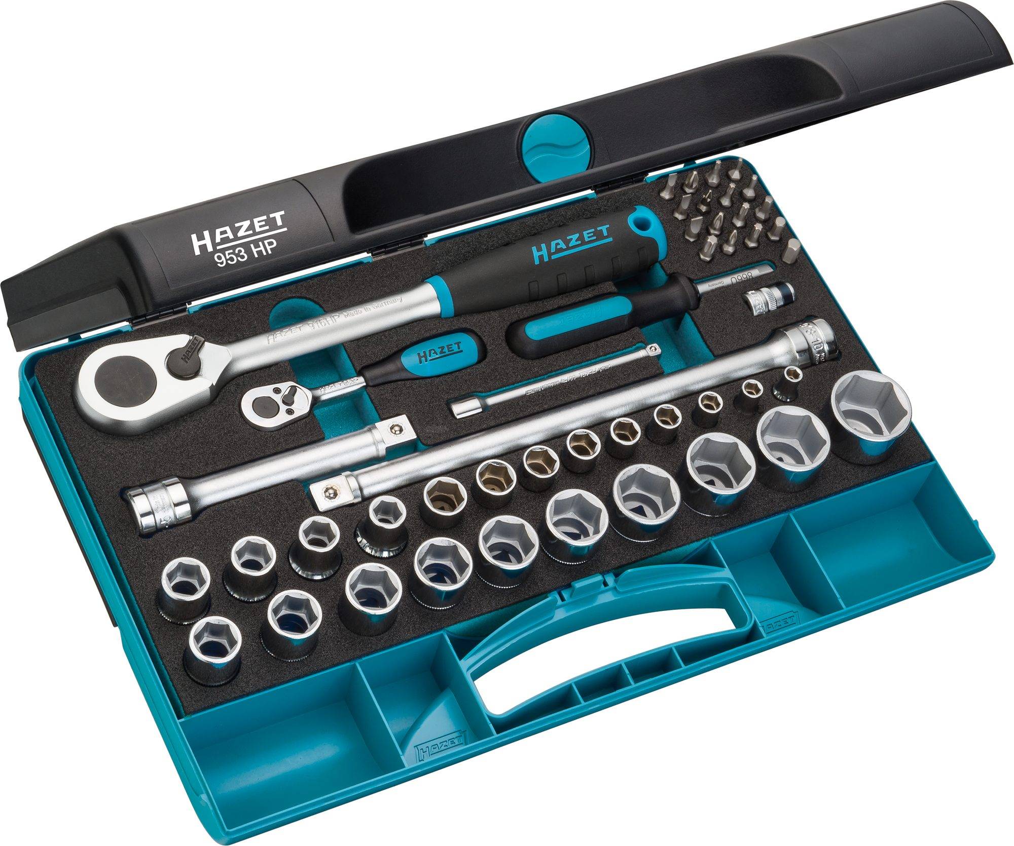 Hazet 953HP set nasadnih ključeva, 1/2″ (12,5 mm), 47 delova