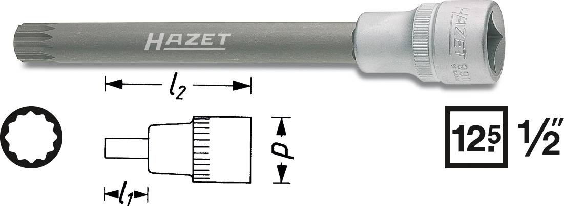 Hazet 990SLG-10 umeci za odvijač