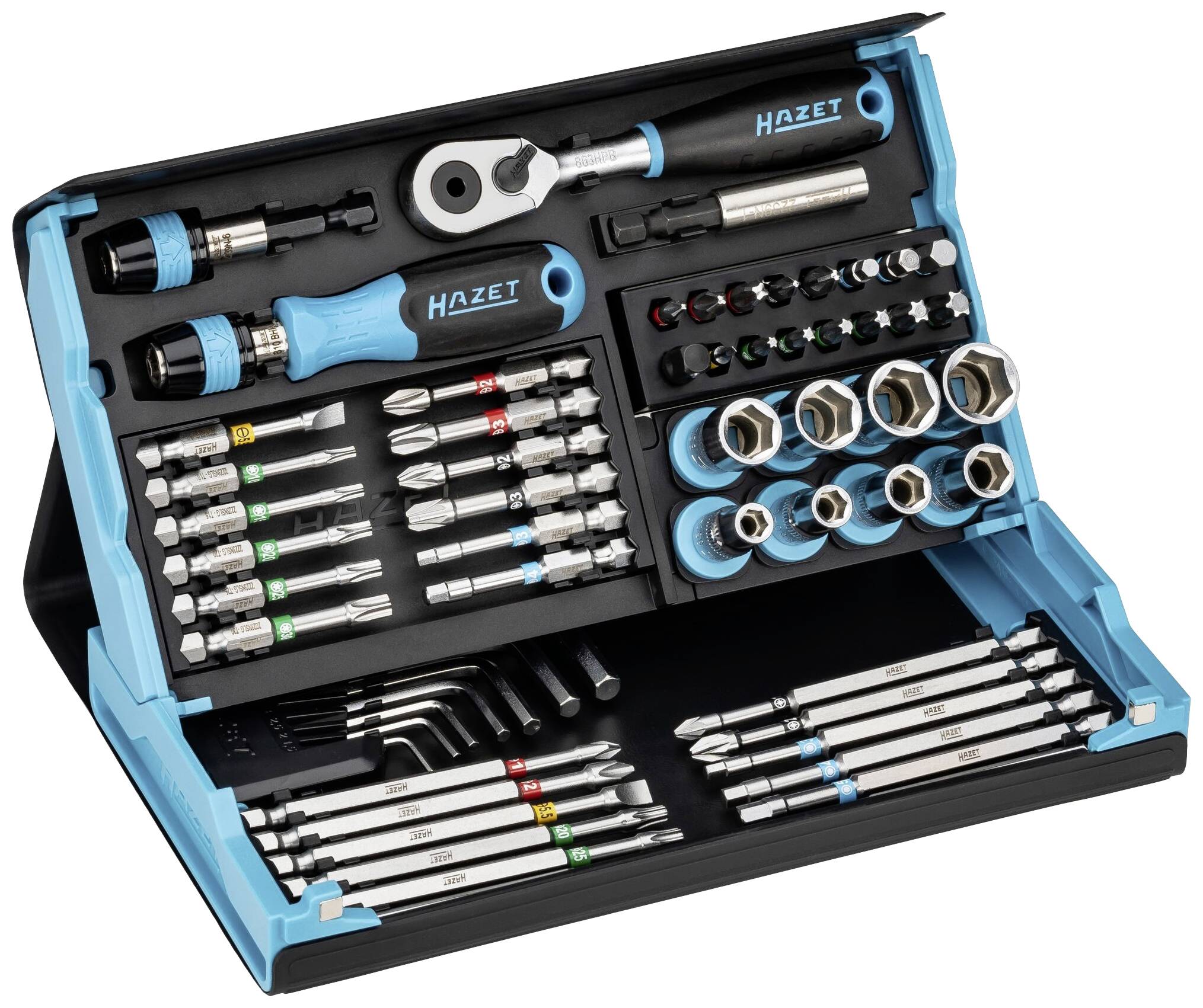 Hazet SmartCase 2200SC-32 set nasadnih ključeva, pljosnati, 59 delova