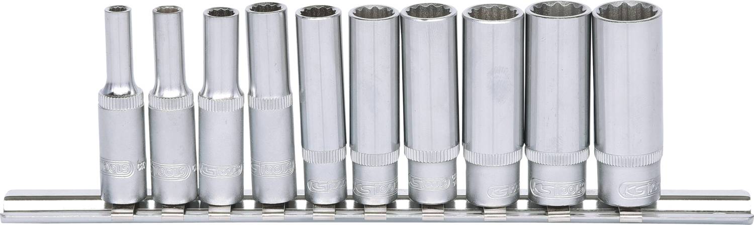 KS Tools 12-krakih set nasadnih ključeva, 10 delova