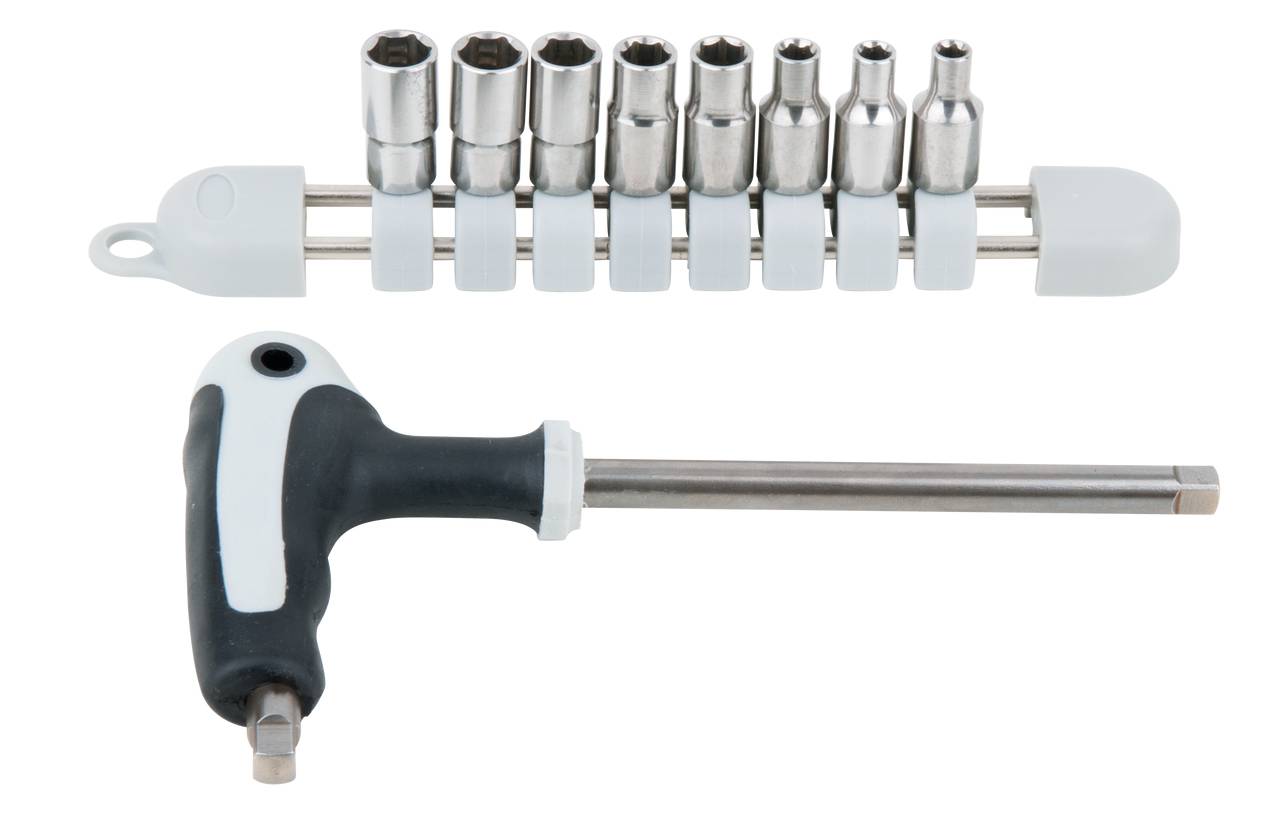 KS Tools 910.2450 set nasadnih ključeva, 9 delova