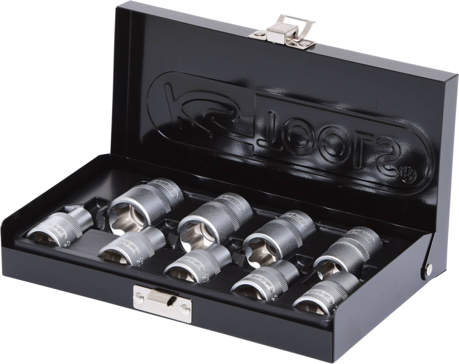 KS Tools E10-E24 set nasadnih ključeva, 9 delova, hrom-vanadijum čelik