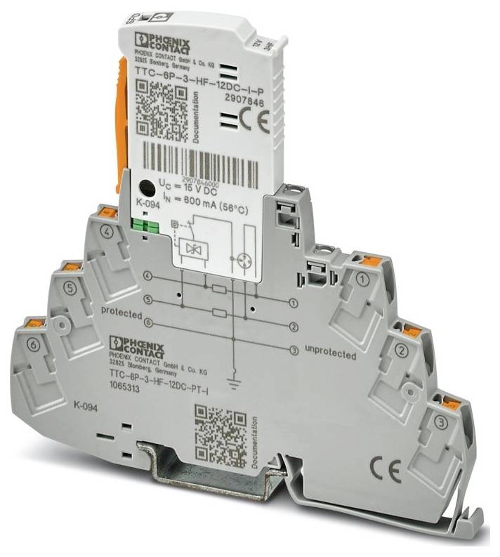 Phoenix Contact 1065313 TTC-6P-3-HF-12DC-PT-I