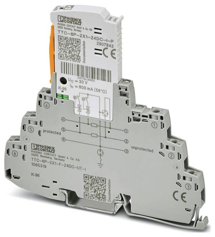 Phoenix Contact 1065319 TTC-6P-2X1-F-24DC-UT-I
