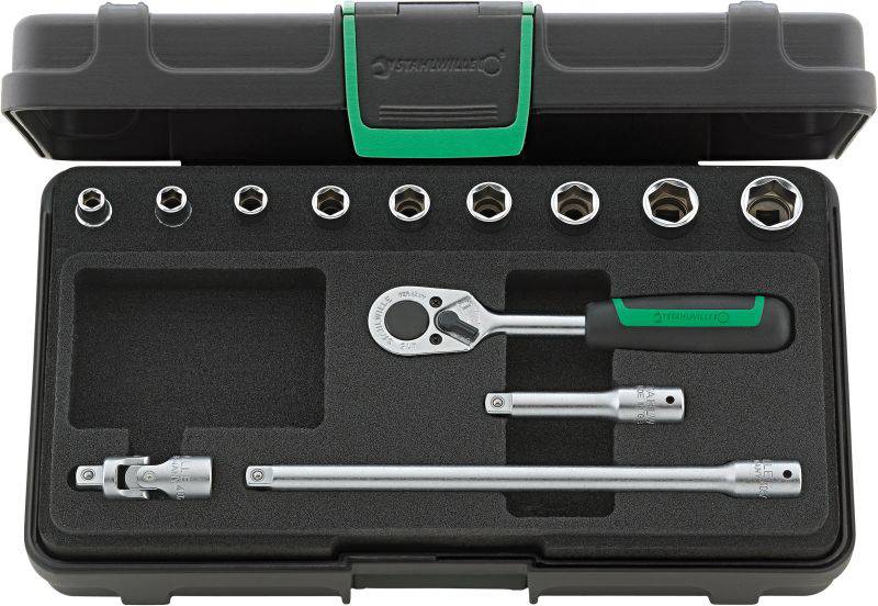 Stahlwille 40A/9/4 KN set nasadnih ključeva, 1/4″ (6,3 mm), 13 delova