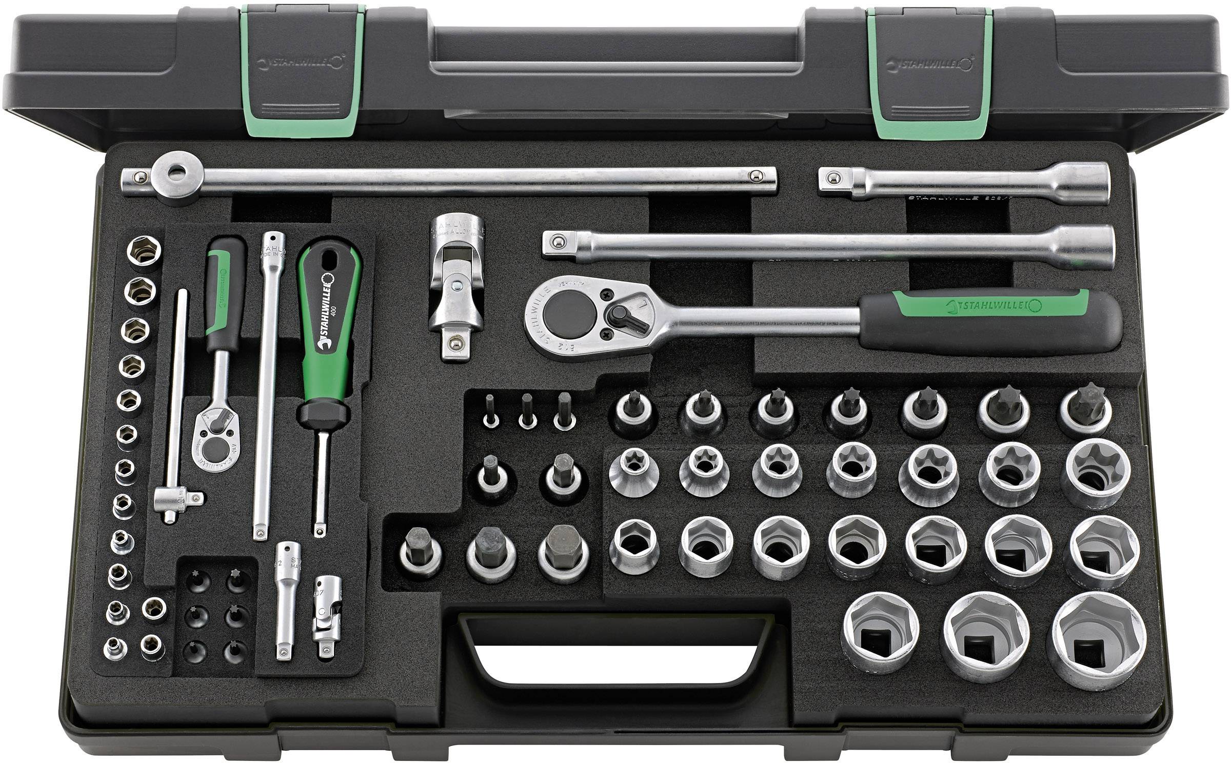 Stahlwille 86TX KN set nasadnih ključeva, 1/4″ (6,3 mm), 63 dela