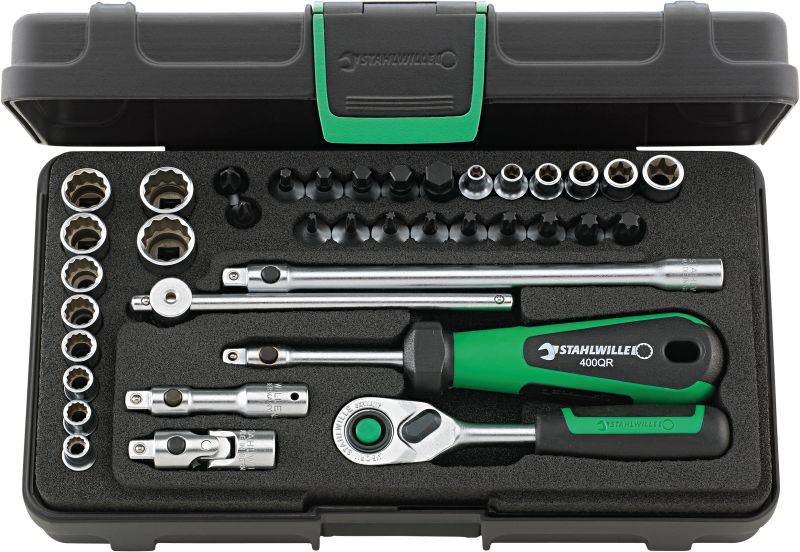 Stahlwille 96010120 set nasadnih ključeva, 1/4″ (6,3 mm), 38 delova