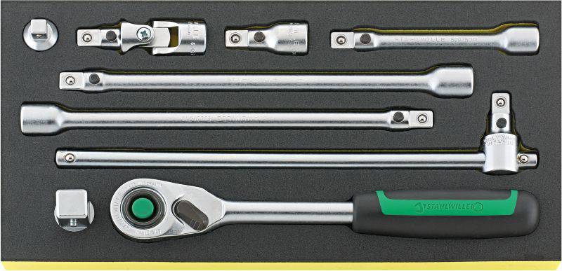 Stahlwille ZOLL-512/9 QR set nasadnih ključeva, 9 delova