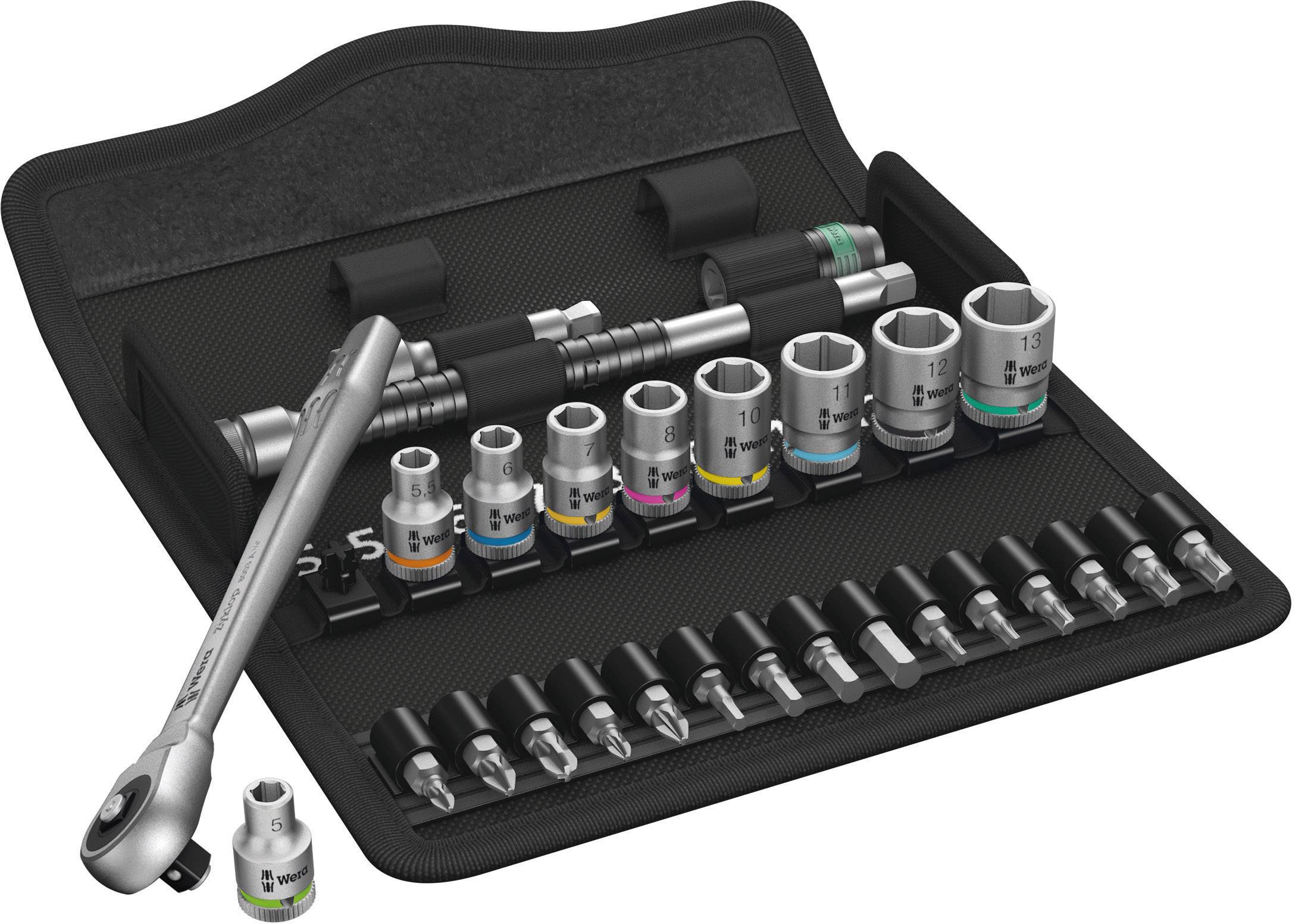 Wera 8100 SA 7 set nasadnih ključeva, 1/4″ (6,3 mm), 28 delova