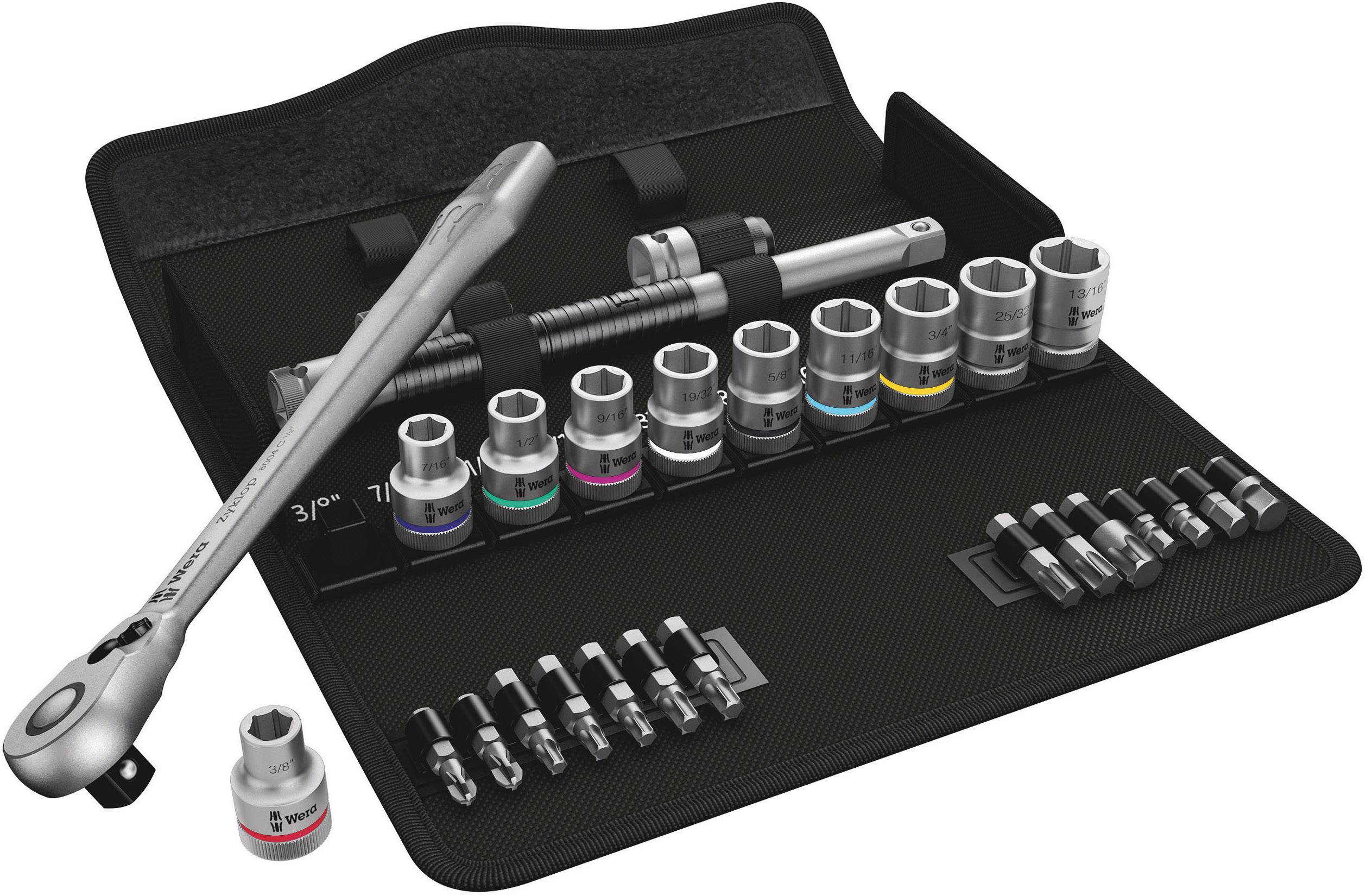 Wera 8100 SC 11 Zyklop set nasadnih ključeva, 1/2″, 28 delova