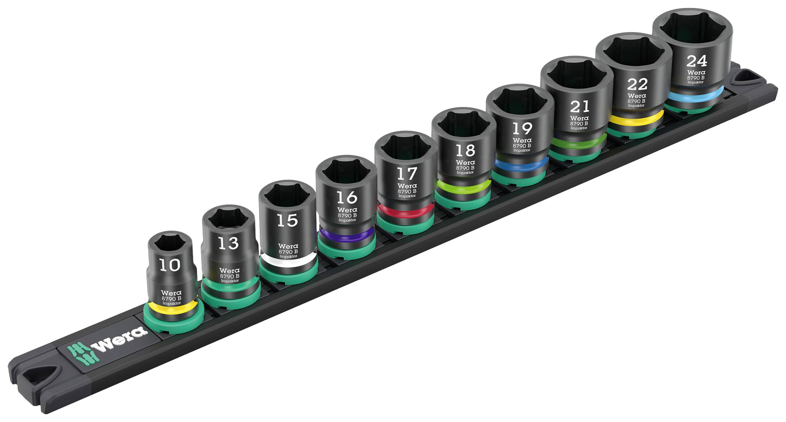 Wera 9607 set nasadnih ključeva, 3/8″, 11 delova