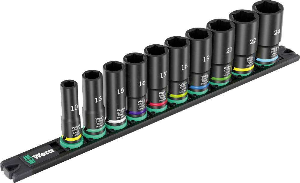 Wera 9660 set nasadnih ključeva, spoljni šestougaoni, 10 delova
