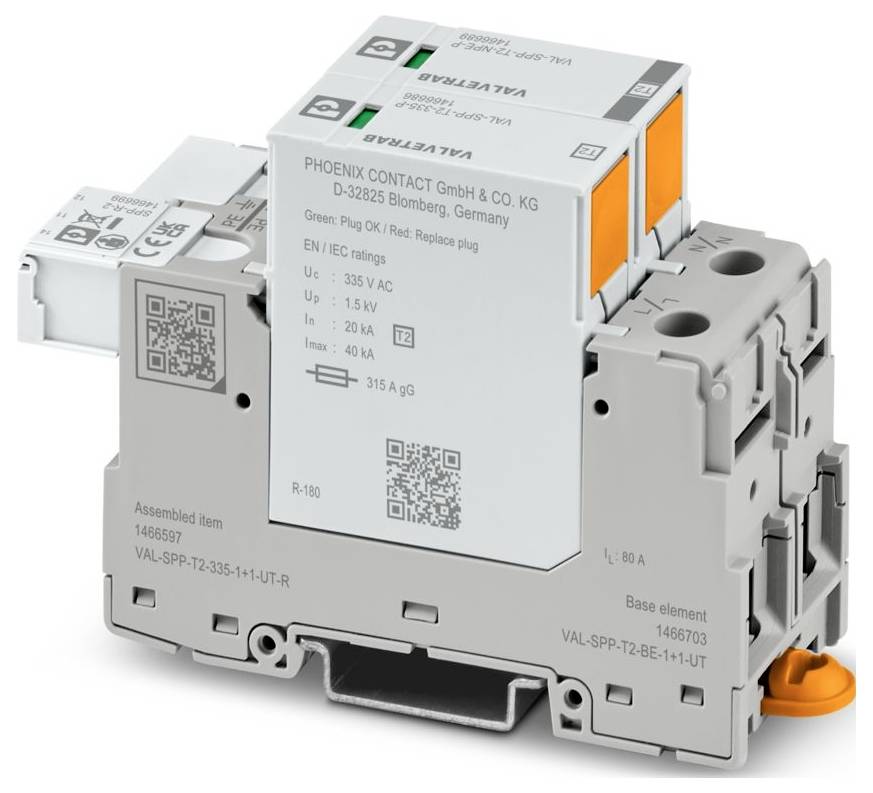 Phoenix Contact 1466597 VAL-SPP-T2-335-1+1-UT-R