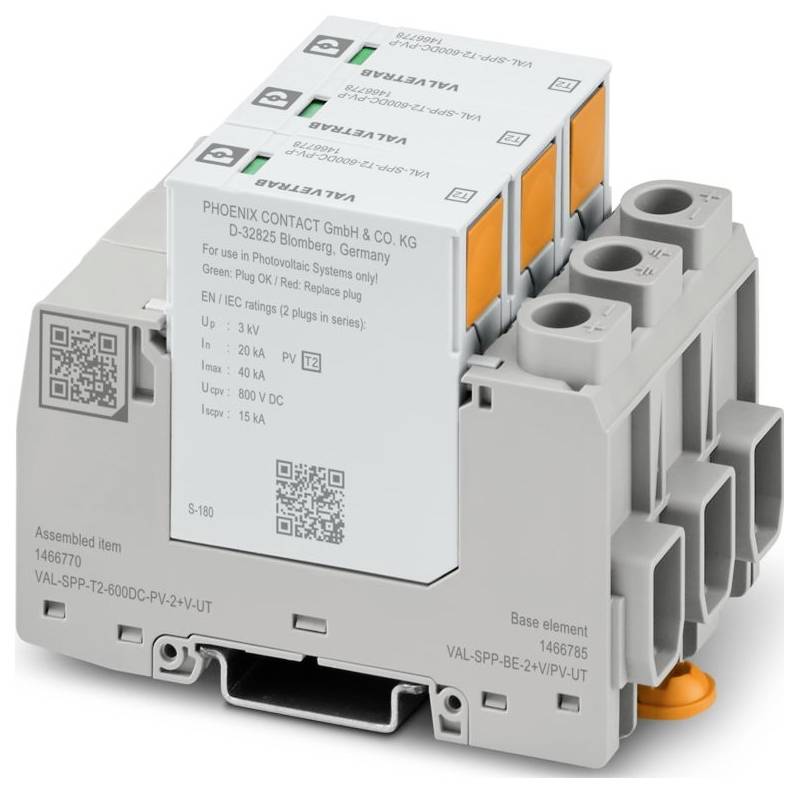 Phoenix Contact 1466770 VAL-SPP-T2-600DC-PV-2+V-UT