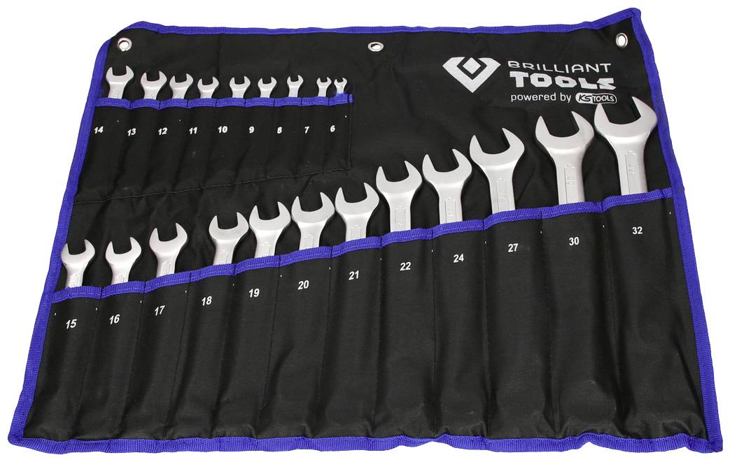 Brilliant Tools BT011021 set viljuškasto-okastih ključeva, 21 deo