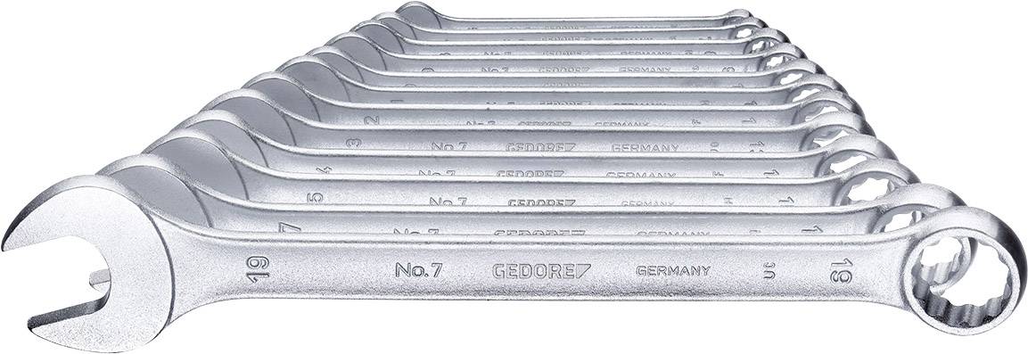 Gedore 6091530 set viljuškasto-okastih ključeva, 12 delova