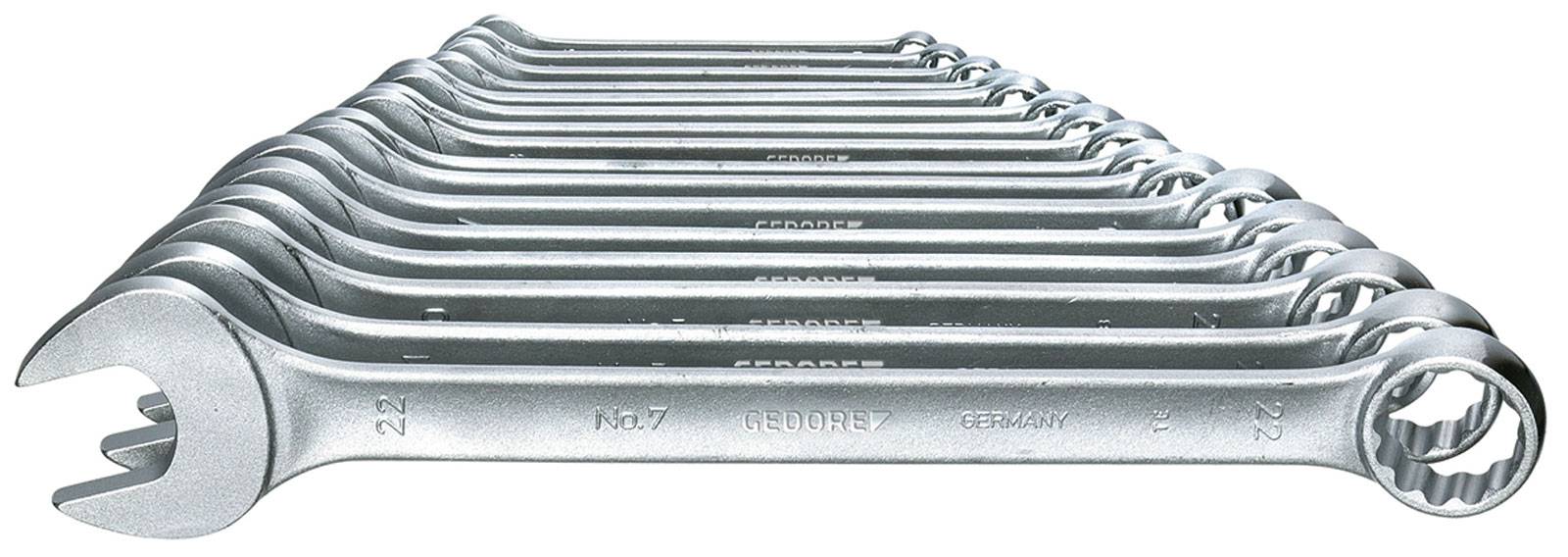 Gedore 6093580 set viljuškasto-okastih ključeva, 17 delova