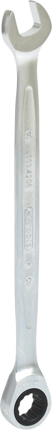 KS Tools 503.4208 viljuškasto-okasti ključ sa račnom, 8 mm