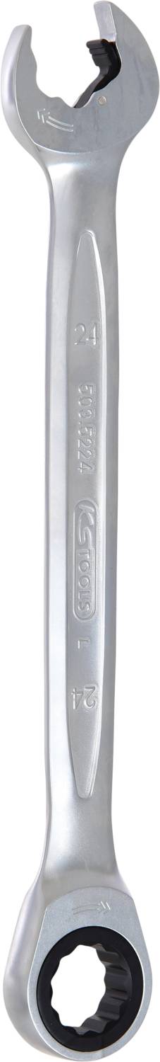 KS Tools 5035224 viljuškasto-okasti ključ sa račnom, 24 mm