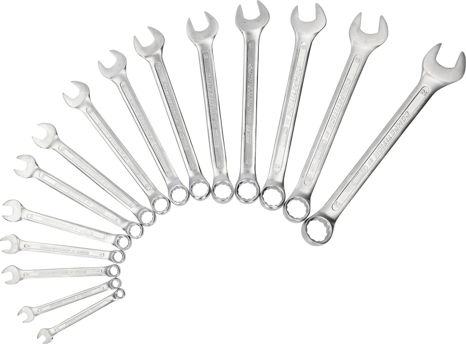 KS Tools 512.0215 set viljuškasto-okastih ključeva, 15 delova