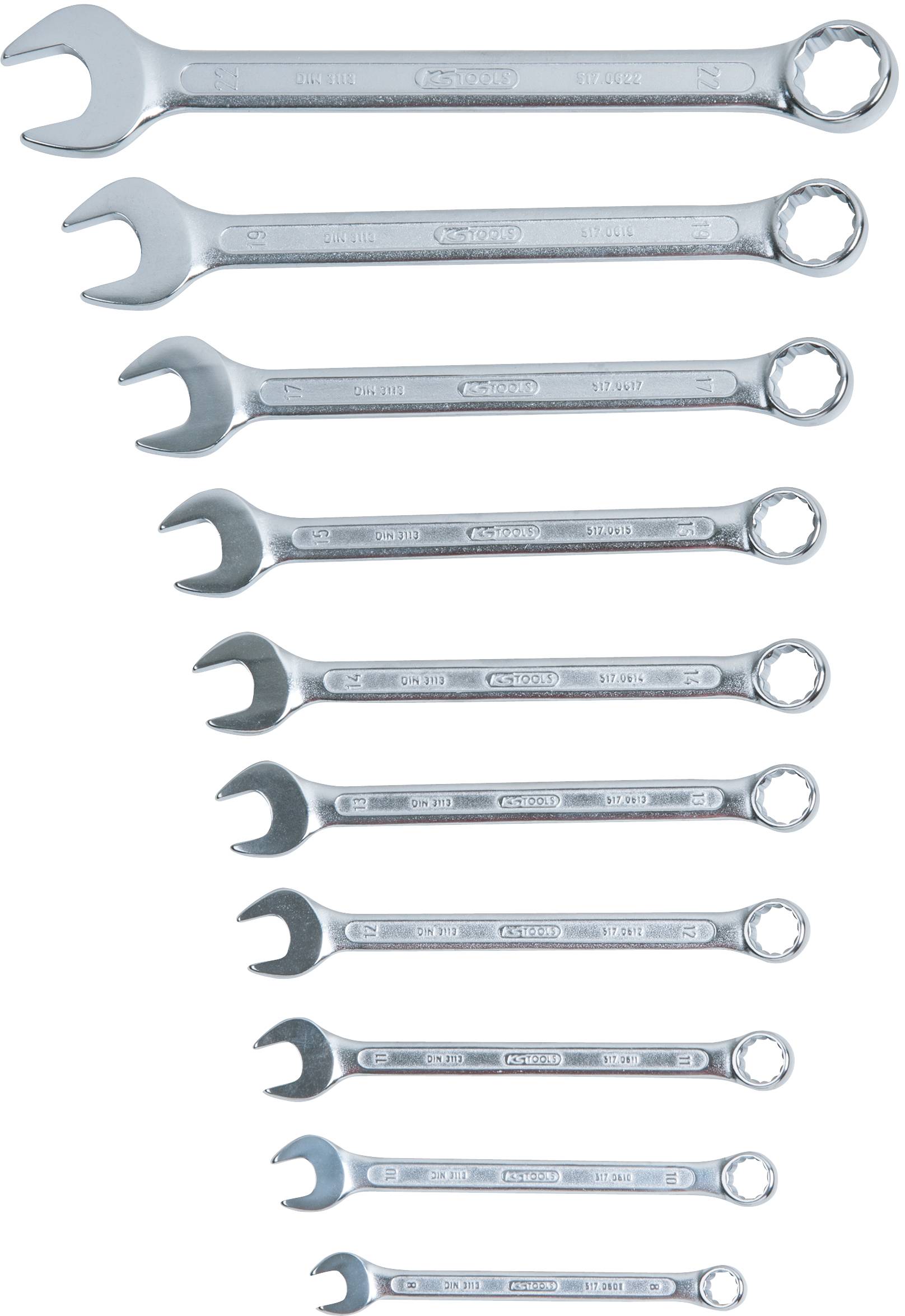 KS Tools 517.0080 set viljuškasto-okastih ključeva