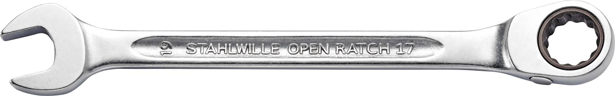 Stahlwille 41170808 17 8 GEWINKELT viljuškasto-okasti ključ sa račnom, 8 mm