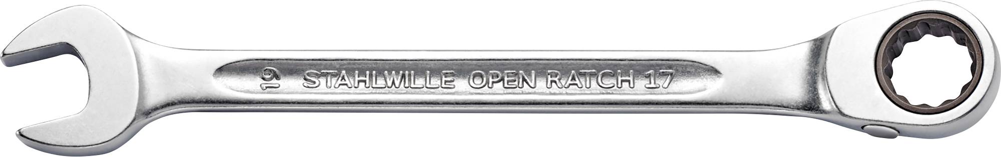 Stahlwille 41171010 17 10 GEWINKELT viljuškasto-okasti ključ sa račnom, 10 mm