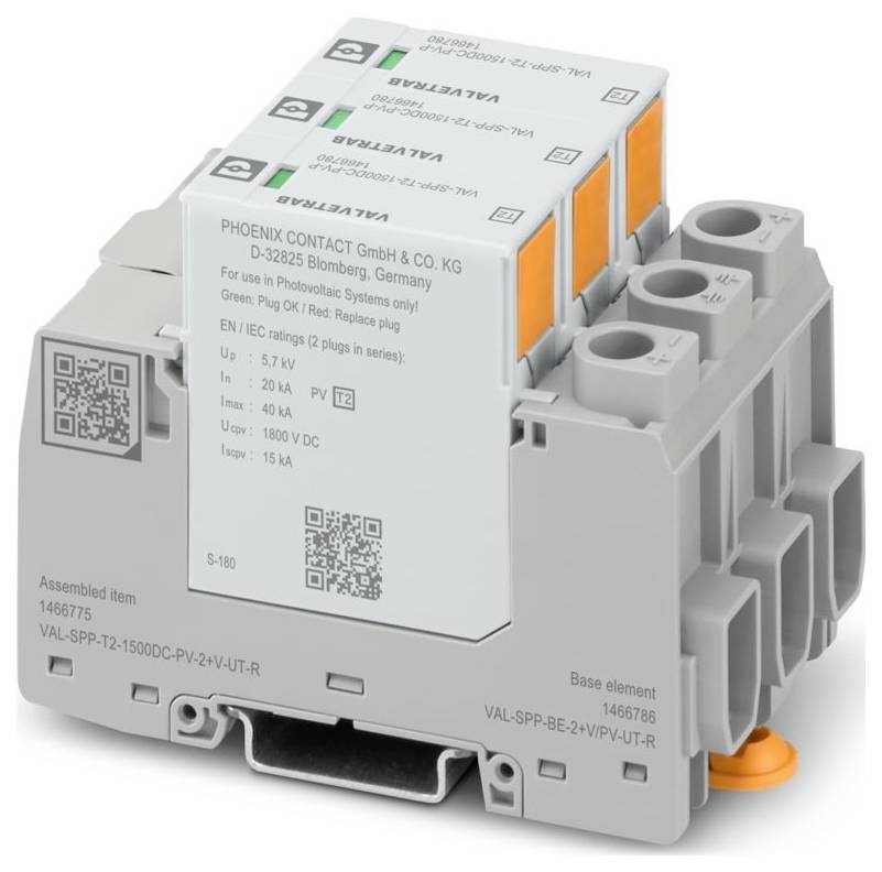 Phoenix Contact 1466775 VAL-SPP-T2-1500DC-PV-2+V-UT-R