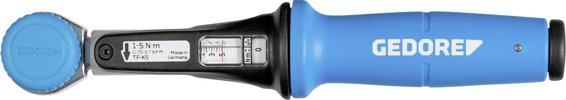 Gedore TF-K5 moment ključ, 1/4″ (6,3 mm)