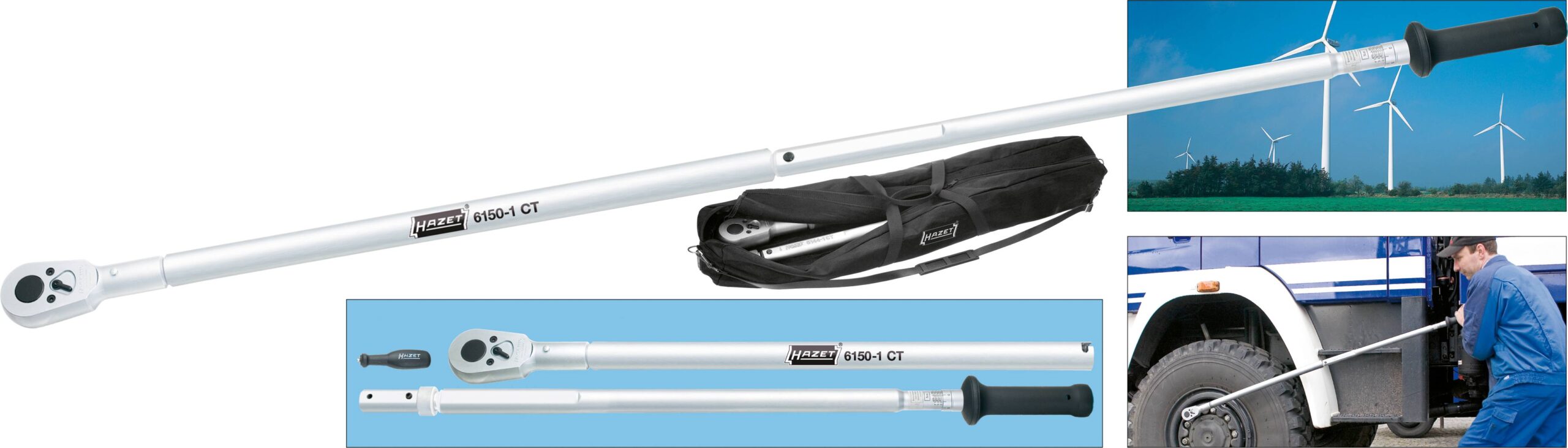 Hazet System 6000 CT 6150-1CT moment ključ, 3/4″ (20 mm)