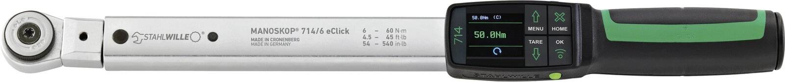 Stahlwille 714R/6 eClick 96501006 MANOSKOP moment ključ, 3/8″ (10 mm)