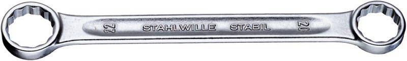 Stahlwille 41050809 21 8 dvostrani okasti ključ, 8 x 9 mm